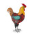 Solar Powered Rustic Rooster Decoration - 20" - Multi-Color