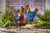 Solar Powered Rustic Rooster Decoration - 20" - Multi-Color