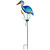 Solar Lighted Blue Heron Outdoor Garden Stake - 37"