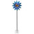 Blue Flower with Butterfly Outdoor Pinwheel Garden Stake - 4'