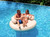 Cloud Oxford Fabric Inflatable Swimming Pool Island Chaise Float - 60" - Beige