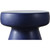 Ceramic Mushroom Outdoor Side Table - 16" - Navy Blue