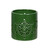 Glossy Ceramic Christmas Votive Candle Holder - 3.25" - Green