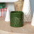 Glossy Ceramic Christmas Votive Candle Holder - 3.25" - Green