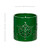 Glossy Ceramic Christmas Votive Candle Holder - 3.25" - Green