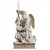 Michelangelo's Kneeling Outdoor Angel Statue with Candle Holder - 36" - Cream and Gray