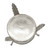 3-Leaf Aluminum Pillar Candleholders - 7" - Set of 2