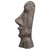Easter Island Ahu Akivi Moai Monolith Outdoor Tabletop Statue - 48" - Gray and Black