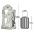 The Risen Jesus Christ Sculpture - 58.5" - White and Gray