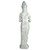 Thai Teppanom Mythological Buddhist Angel Outdoor Garden Statue - 62" - White and Gray