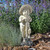 Samuel Gardeners Outdoor Girl Statue - 13" - Cream and Gray