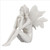 Pondering Fairy Outdoor Garden Statue - 11.5" - White and Gray