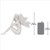 Pondering Fairy Outdoor Garden Statue - 11.5" - White and Gray