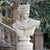 Apollo Belvedere Bust Garden Statue - 32.5" - Off White and Gray