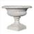 Larkin Arts and Crafts Architectural Outdoor Garden Urn Statue - 30" - Cream and Gray