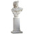 Apollo Belvedere Bust Garden Statue with Plinth - 57.5" - Off White and Gray