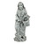 St Fiacre The Gardener's Patron Outdoor Statue - 22" - Gray - Large