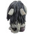 Pondering Cynical Gnome Garden Statue - 10.5" - Gray and Black