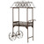 Floral Pushcart Easter Outdoor Garden Decor - 56.5" - Gray and Black