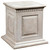 Larkin Arts and Crafts Architectural Outdoor Garden Pedestal - 18" - Cream and Gray