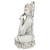 Bodhisattva Garden Statue - 22" - White and Gray