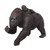Gorillas Mother and Child Outdoor Garden Statue - 48.5" - Black
