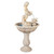 Abigails Bountiful Apron Outdoor Garden Fountain - 48.5" - Cream