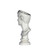 Emperor Caligula Bust Outdoor Garden Planter Statue - 17.5" - White and Gray