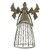 Tempest Trellis Fairy Outdoor Garden Statue - 46" - Green and Brown