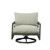 Aluminum Outdoor Swivel Chair with Cushion - 36" - Gray