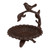 Sunflower Cast-Iron Outdoor Bird Feeder - 11.25" - Brown