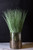 Glass Tabletop Candle Holder - 7.5" - Silver