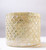 Mosaic Cylindrical Votive Candle Holder - 3" - Silver and Green - Set of 4