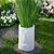 Large Abstract Face Ceramic Outdoor Garden Planter - 12.25"