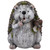 Hedgehog with Mushroom Outdoor Garden Statue - 8.5"