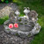 Turtle Couple Outdoor Garden Bird Bath - 11.75"