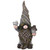 Gnome with Bird House Outdoor Garden Statue - 26.25"