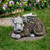 Sleeping Dragon Outdoor Garden Statue - 14.25"