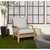 2-Piece Diamond Rounded Front Deep Seating Outdoor Cushion Set - 22.5" - Off White