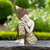 Resting Mosaic Buddha Outdoor Ceramic Garden Statue - 17"