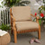 2-Piece Upholstered Corded Deep Seating Outdoor Cushion Set - 30" - Tan