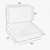 2-Piece Diamond Corded Deep Seating Outdoor Cushion Set - 29" - White and Beige