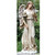 24.5" Angel with Dove and Lily Flowers Outdoor Garden Statue