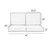 4-Piece Upholstered Outdoor Loveseat Cushion Set - 23.5" - Brown