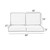 4-Piece Solid Upholstered Outdoor Loveseat Cushion Set - 30" - Brown
