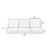 6-Piece Solid Deep Seating Outdoor Sofa Cushion Set - 27" - Gray