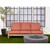 6-Piece Solid Round Front Deep Outdoor Seating Sofa Cushion Set - 90" - Orange