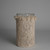 Glass Textured Votive Candle Holder - 10" - Cream