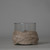 Textured Weaved Glass Votive Candle Holder - 3" - Cream