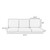6-Piece Upholstered Outdoor Patio Deep Seating Sofa Cushion Set - 22.5" - Tan